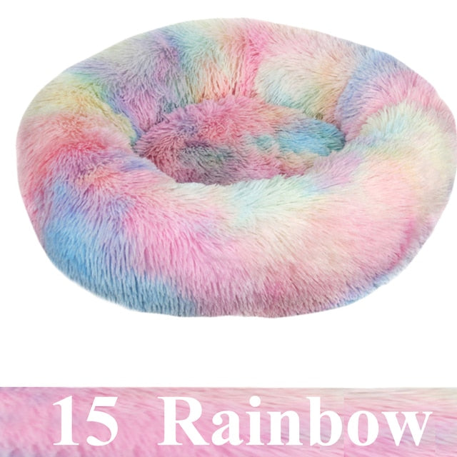 Donut Plush Calming Pet Bed - Safe Items For Pets
